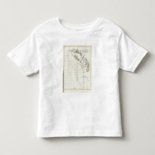 Washington, Britisch-Columbia, Vancouver-Karte Kleinkind T-shirt