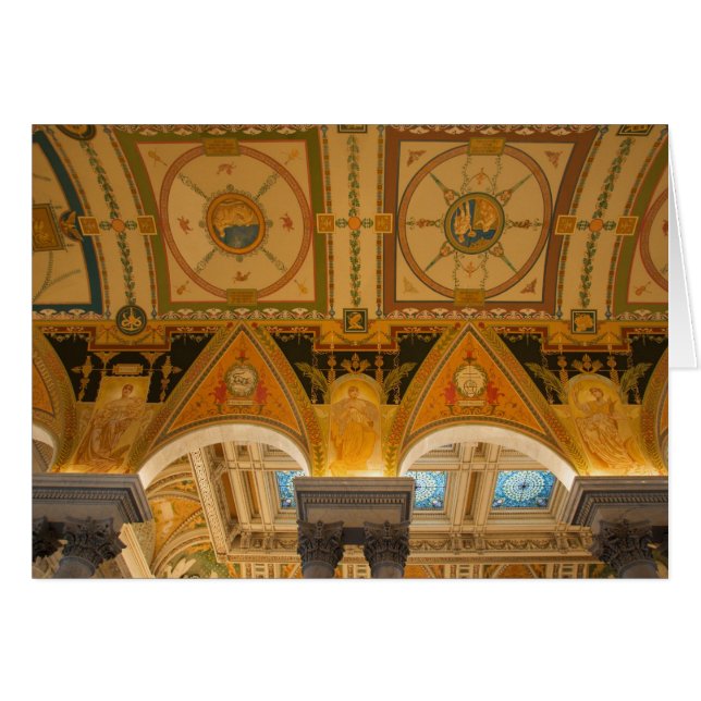 WASHINGTON, C.C ETATS-UNIS. Plafond dans grand (Devant horizontal)