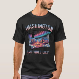 Washington Camping Design | Outdoor Lagerfeuer T-Shirt