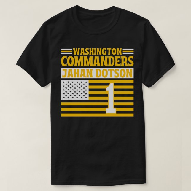 Washington Commanders Dotson 1 US-Flagge TShi T-Shirt (Design vorne)