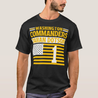 Washington Commanders Dotson 1 US-Flagge TShi T-Shirt