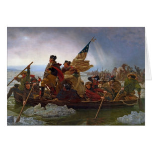 Washington croisant le fleuve Delaware