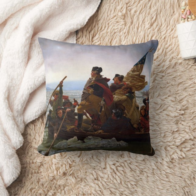 Washington Crossing Delaware Art Kissen (Decke)