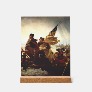 Washington Crossing the Delaware by Emanuel Leutze Acrylschild