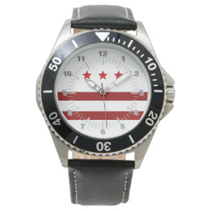 Washington D.C. City flagge Watch Armbanduhr