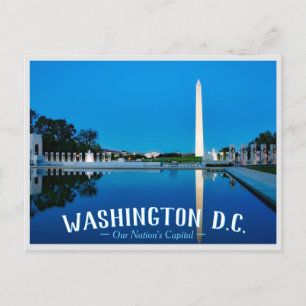 Washington, D.C. - Die Hauptstadt unserer Nation Einladungspostkarte