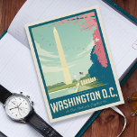 Washington, D.C. - Die Hauptstadt unserer Nation Postkarte<br><div class="desc">Anderson Design Group ist eine preisgekrönte Illustrations- und Designfirma in Nashville,  Tennessee. Der Gründer Joel Anderson leitet ein Team talentierter Künstler,  um originale Posterkunst zu kreieren,  die wie Vintage Werbedrucke von den 1920er bis 1960er Jahren aussieht.</div>