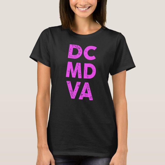 Washington D C DMV Native T-Shirt (Vorderseite)