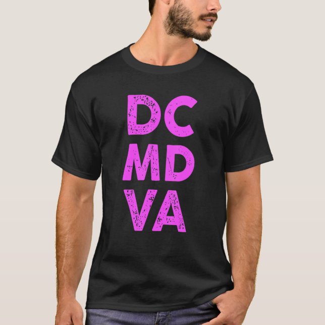 Washington D C DMV Native T-Shirt (Vorderseite)