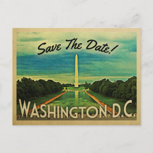 Washington D.C. Enregistrer La Date Les Cartes Pos