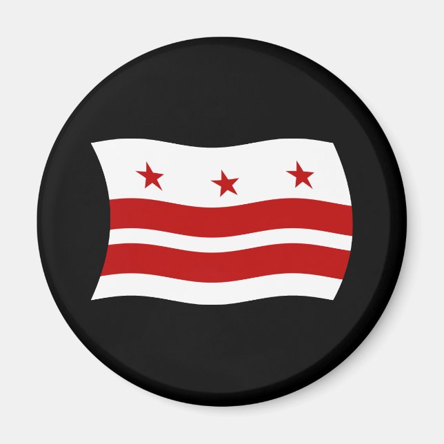 Washington D.C. Flag Magnet (Vorne)