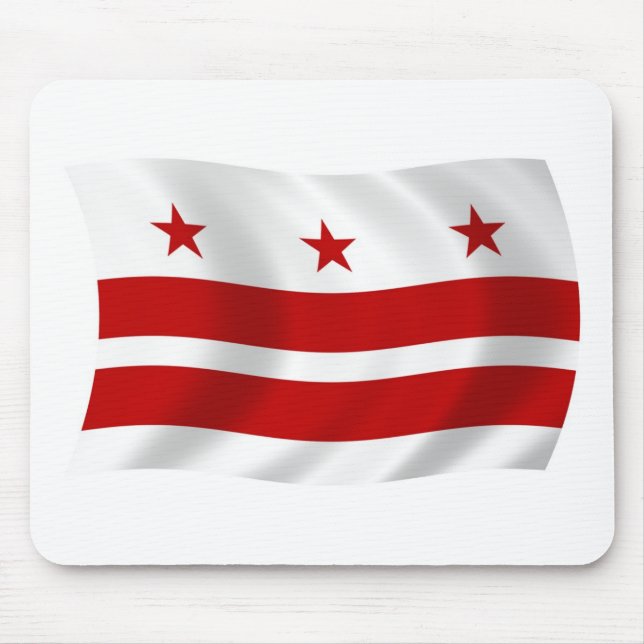 Washington D.C. Flag Mousepad (Vorne)