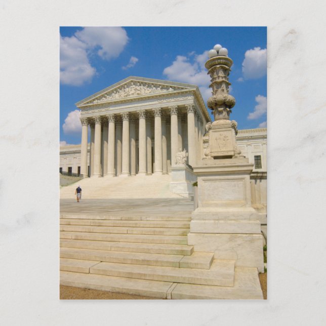 Washington, D.C., Gebäude des Obersten Gerichtshof Postkarte (Vorderseite)