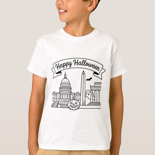 Washington, D.C. Halloween T-Shirt (Vorderseite)