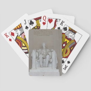 Washington D.C. Lincoln Memorial Spielkarten