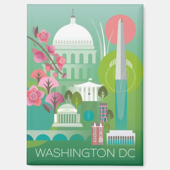 Washington, D.C. Magnet (Vorderseite)