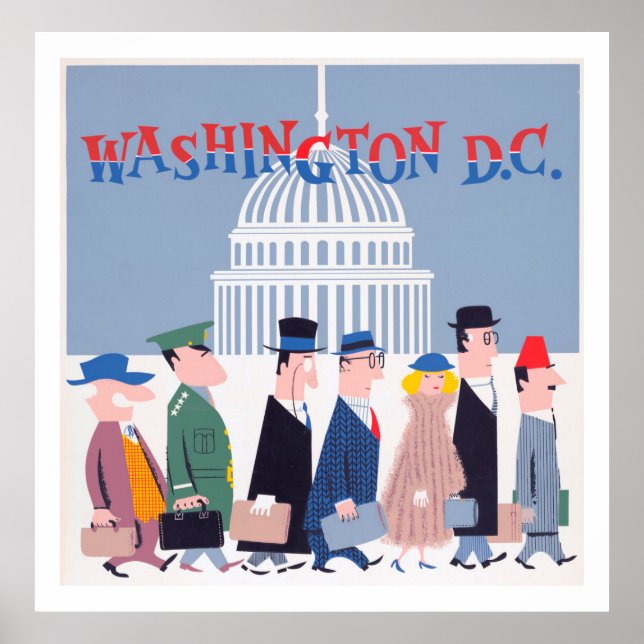 Washington D.C. Politiker Poster (Vorne)