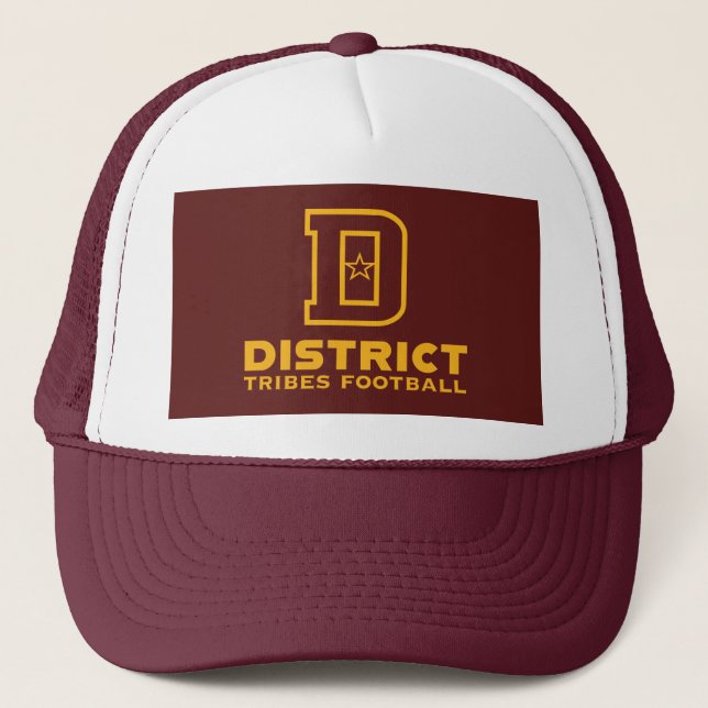 Washington D.C. Sports "Tribes" Trucker Hat Truckerkappe (Vorderseite)