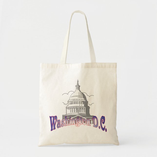 Washington D.C. Tote Bag Tragetasche (Vorne)