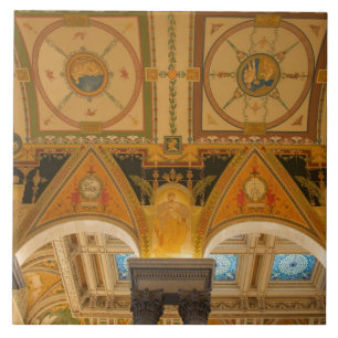 WASHINGTON, D.C. USA. Decke in der Great Hall der Fliese