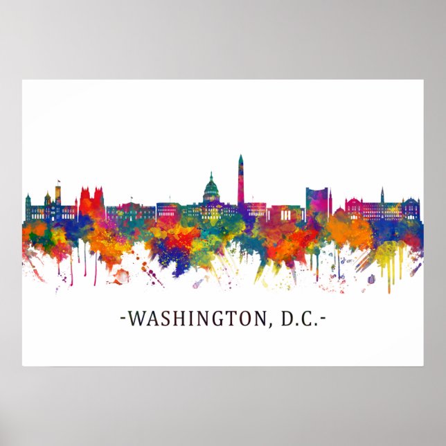 Washington D.C. USA Skyline Poster (Vorne)
