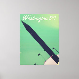 Washington D.C. Vintage Reiseplakat Leinwanddruck
