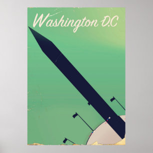 Washington D.C. Vintage-Reiseposter Poster