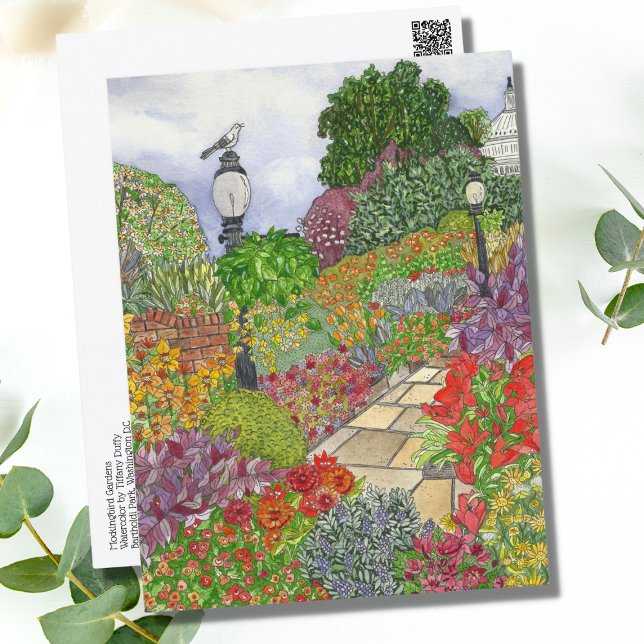 Washington D.C. Watercolor Postkarte (Von Creator hochgeladen)