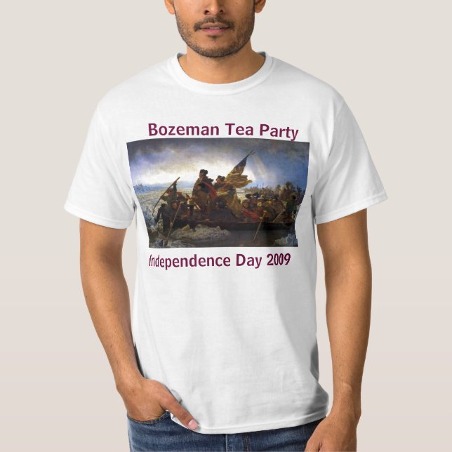 Washington, das Deleware, Bozeman Tee-Party… T-Shirt (Vorderseite)
