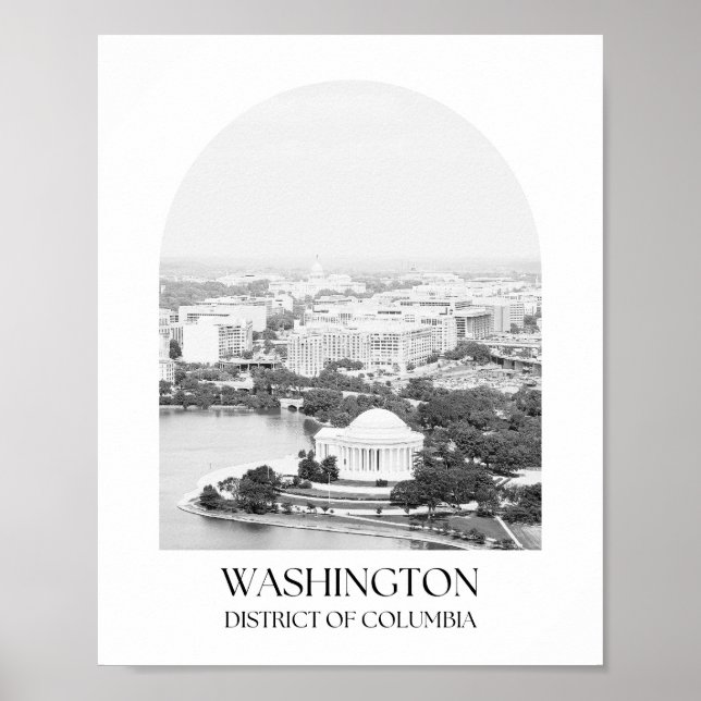 Washington DC Arch Foto Print Poster (Vorne)