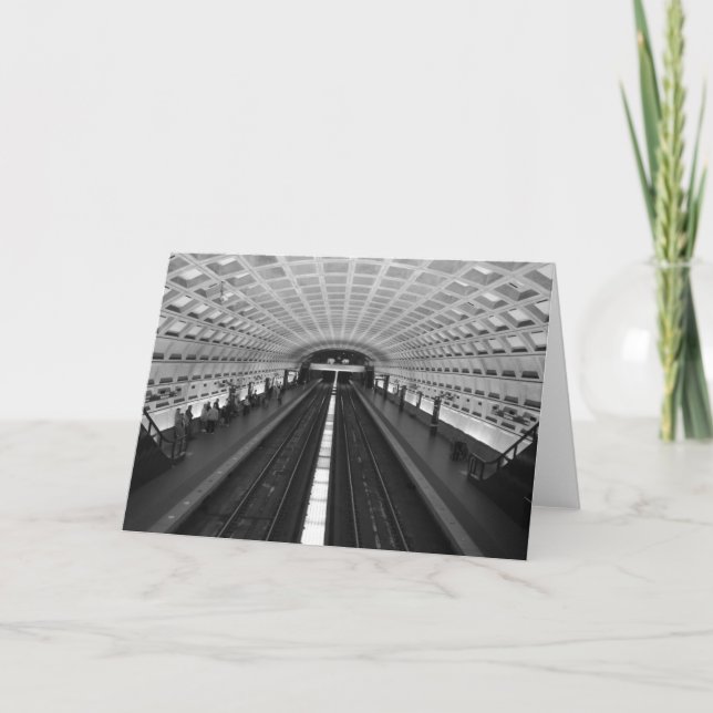 Washington-DC-Bahnstation Karte (Vorderseite)