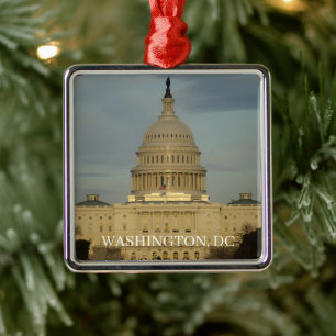Washington, DC Capitol Building Weihnachten Ornament Aus Metall