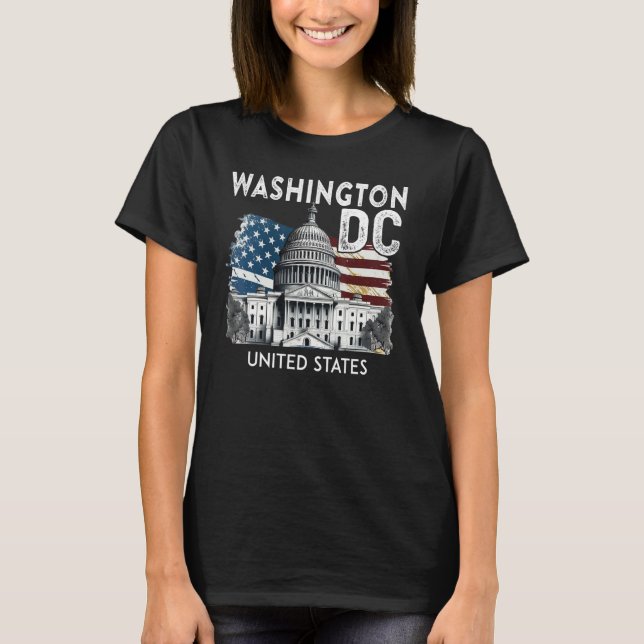 Washington DC Capitol Hill USA Souvenirs Gifts Men T-Shirt (Vorderseite)
