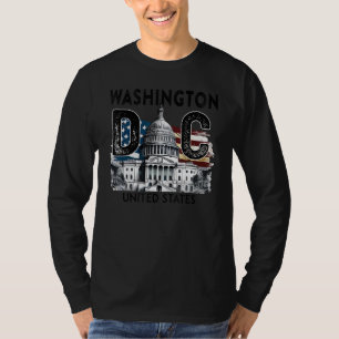 Washington DC Capitol Hill USA Souvenirs   Männer  T-Shirt