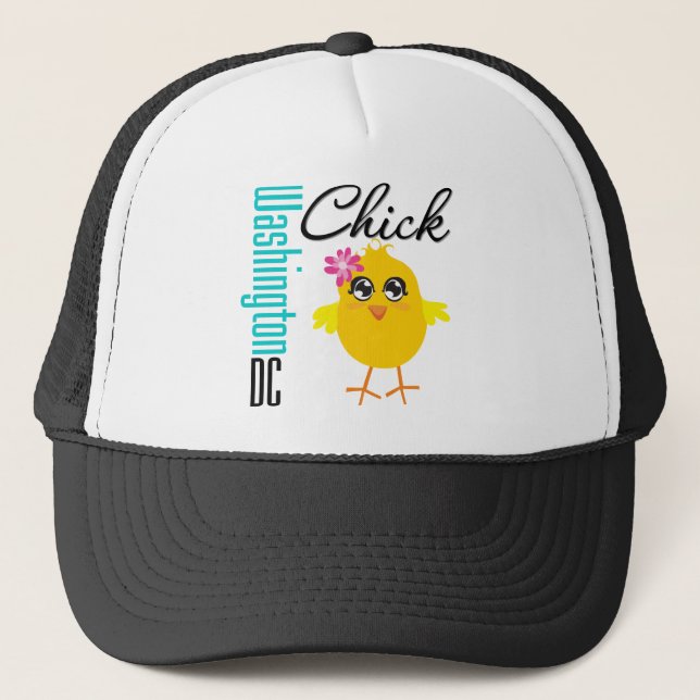 Washington DC Chick Truckerkappe (Vorderseite)