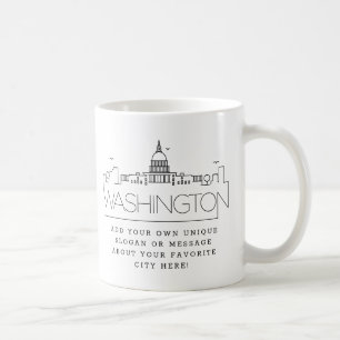 Washington DC City Skyline Tasse