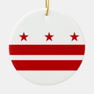 Washington DC Custom Keramik Ornament