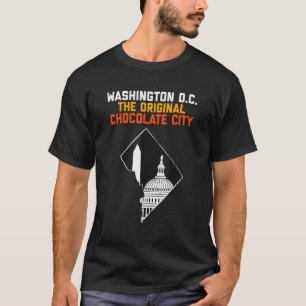 Washington DC Die ursprüngliche Schokolade Stadt G T-Shirt