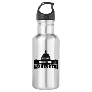 Washington DC Edelstahlflasche