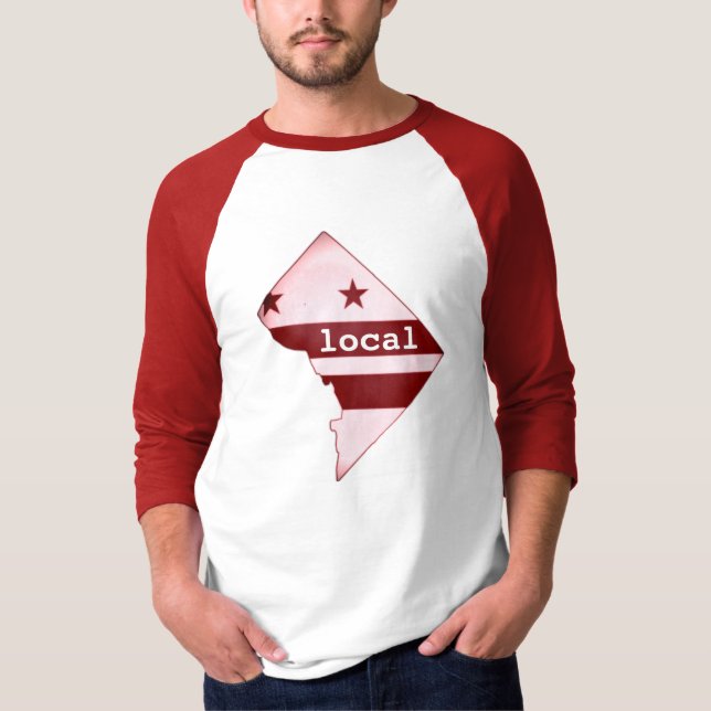 Washington DC-Einheimisches T-Shirt (Vorderseite)