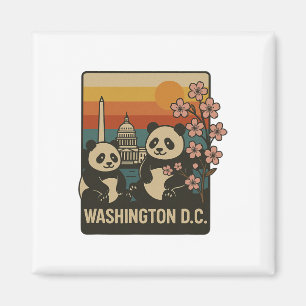 Washington Dc Familienreise Funny Panda Zoo Dc Tri Magnet
