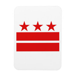 Washington DC-Flaggen-Magnet Magnet