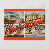 Washington DC Grüße Postkarte