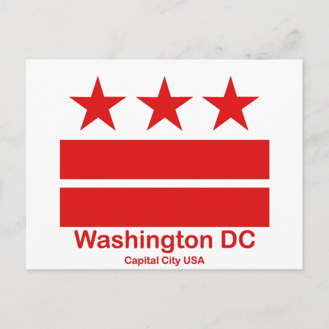 Washington DC Hauptstadt City USA Postkarte (Vorderseite)