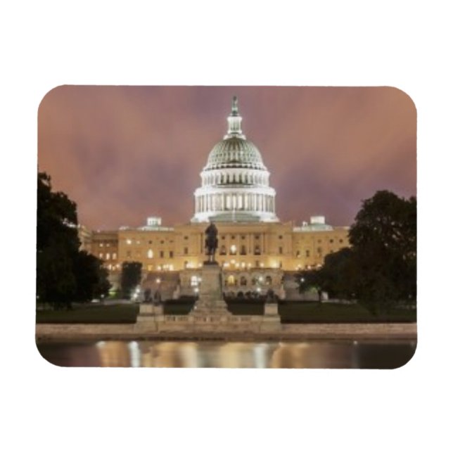 Washington DC, Hauptstadt Gebäude Magnet (Horizontal)
