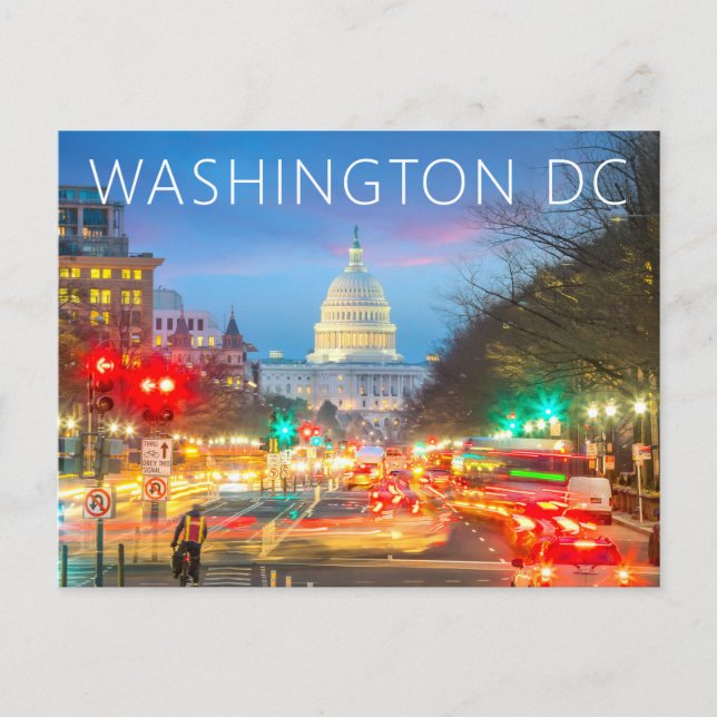 Washington DC Hauptstadt Gebäude Postkarte (Vorderseite)