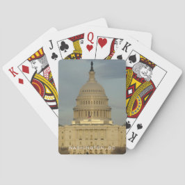 Washington, DC Hauptstadt Gebäude Spielkarten