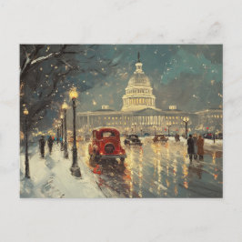 Washington DC Hauptstadt Gebäude Vintag Retro-Kart Postkarte