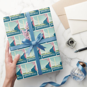 Washington DC   Hauptstadt unserer Nation Geschenkpapier