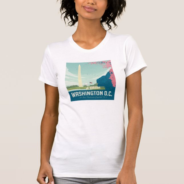 Washington DC | Hauptstadt unserer Nation T-Shirt (Vorderseite)